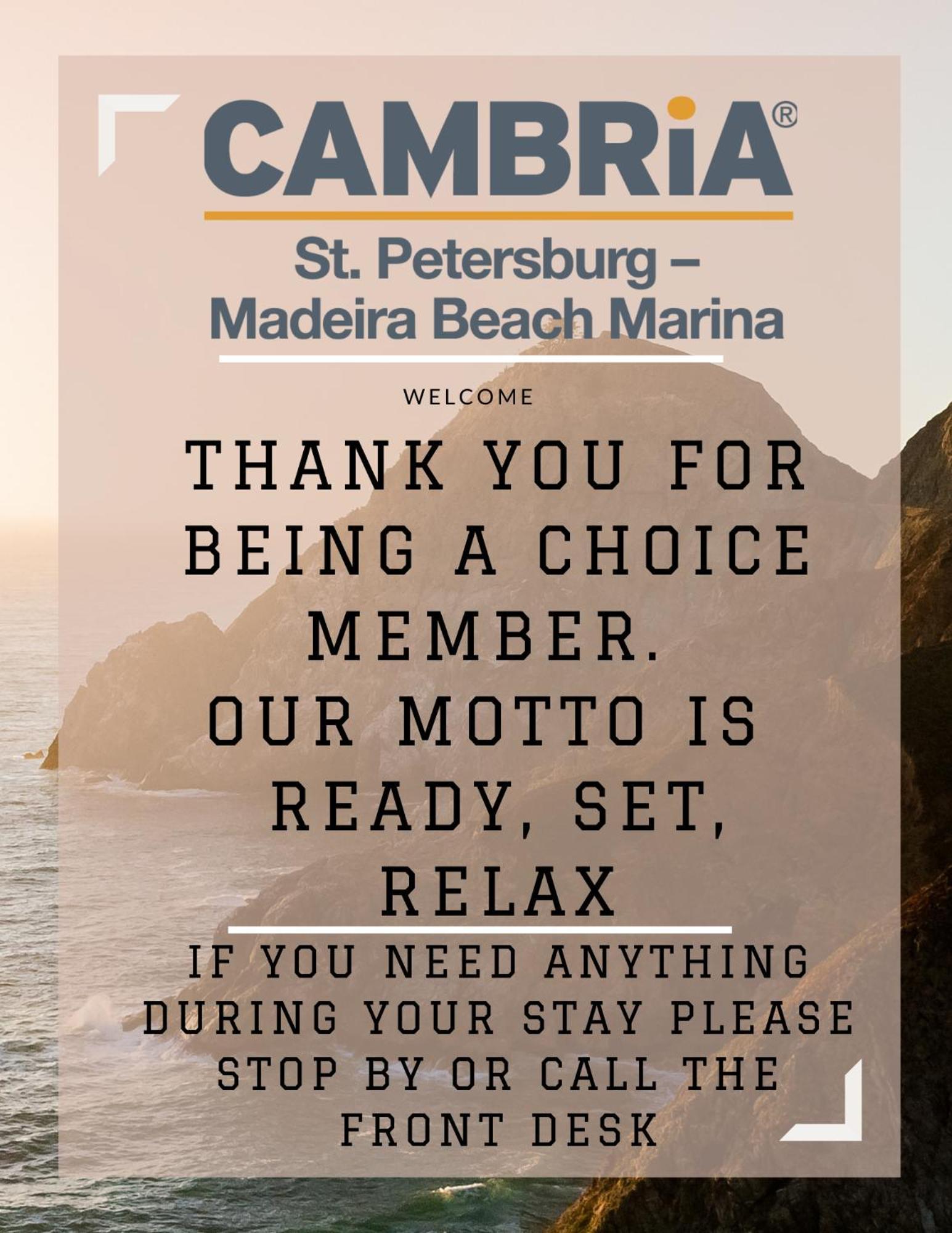 Cambria Hotel St Petersburg-Madeira Beach Marina St. Pete Beach Extérieur photo